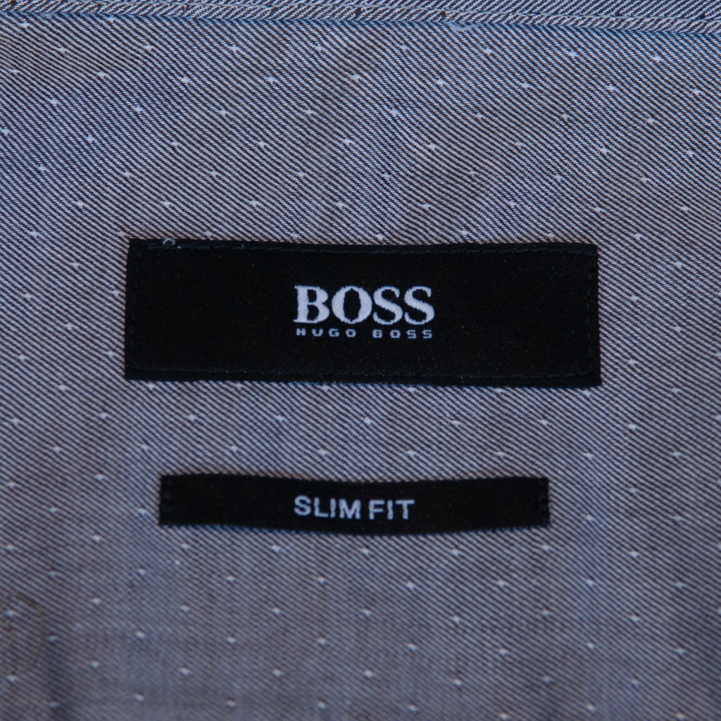 Hugo Boss Dotted Twill Slim Fit Dress Shirt