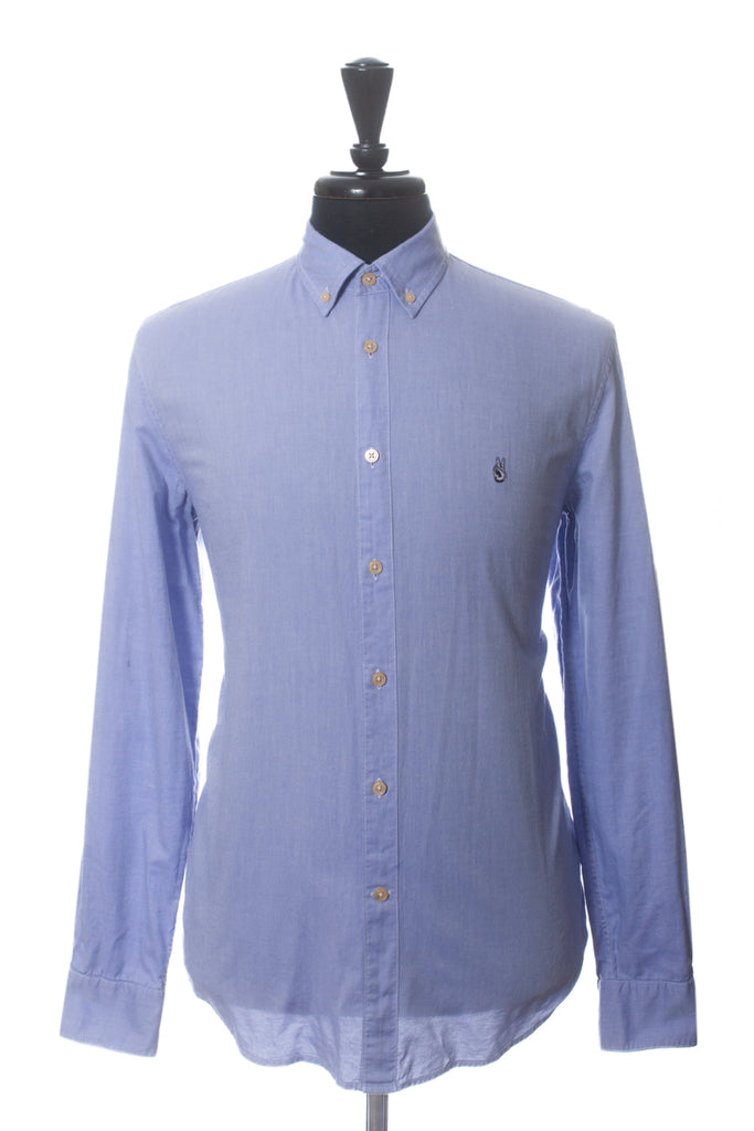 John Varvatos Purple Oxford Button Down Shirt