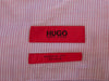 Hugo Boss Red Weave Regular Fit Stretch Shirt