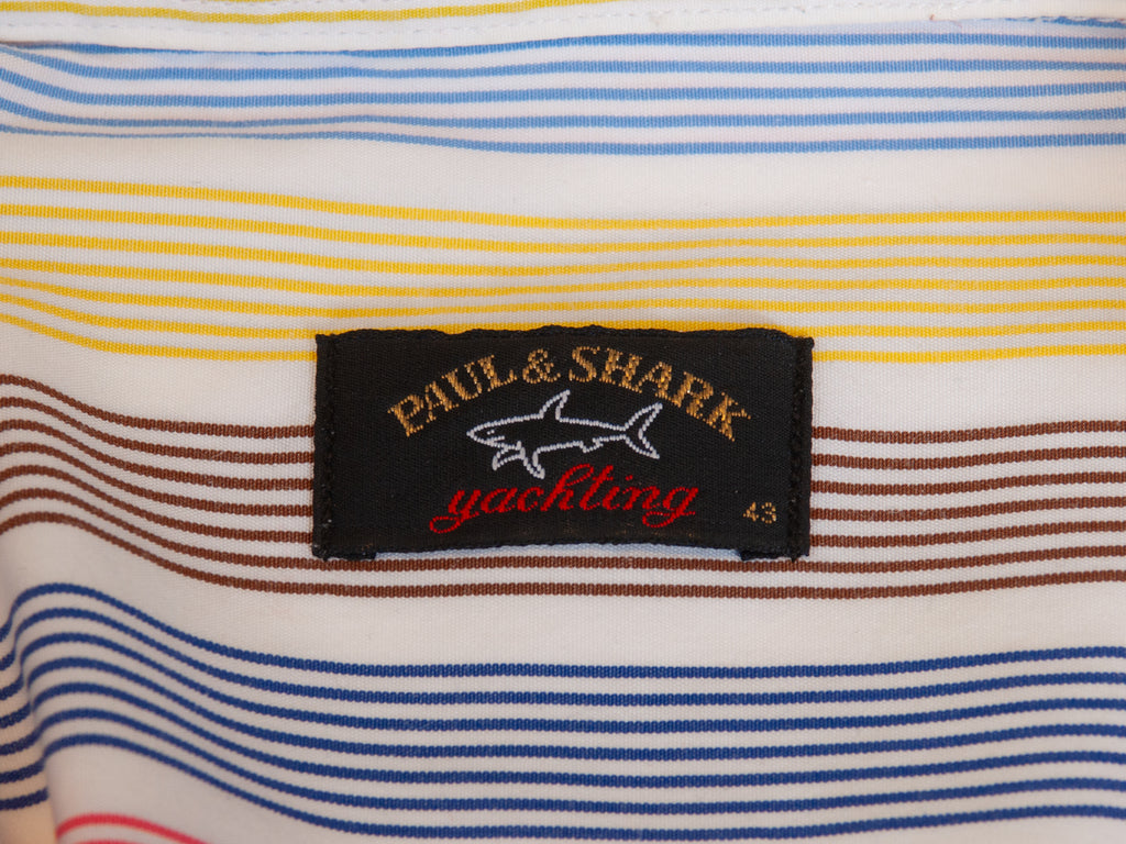 Paul & Shark Multi Stripe Short Sleeve Shirt
