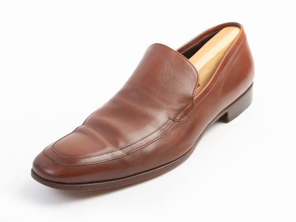 Ermenegildo Zegna Medium Brown Loafers