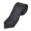 Canali 1934 Brown on Deep Slate Blue Geometric Print Tie