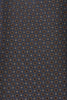 Canali 1934 Brown on Deep Slate Blue Geometric Print Tie