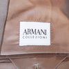 Armani Collezioni Brown Linen Blend Blazer