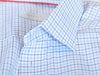 Eton Blue Check Contemporary Fit Dress Shirt