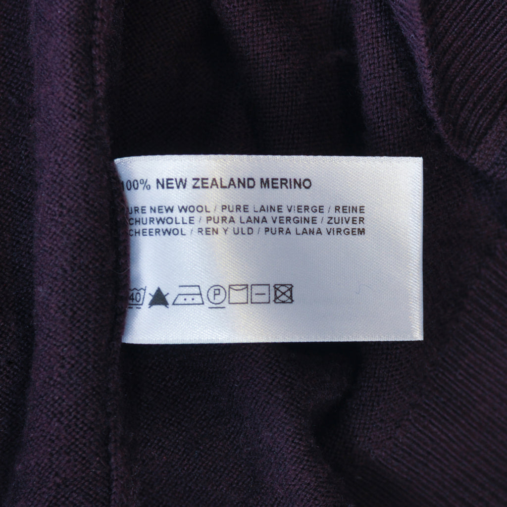 John Smedley Merlot Merino Wool Cardigan Vest
