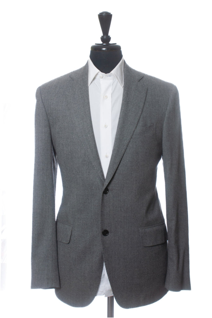 Etro Grey Wool Flannel Blazer