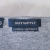 SuitSupply Grey Cotton Cashmere Sweater Vest