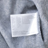 SuitSupply Grey Cotton Cashmere Sweater Vest