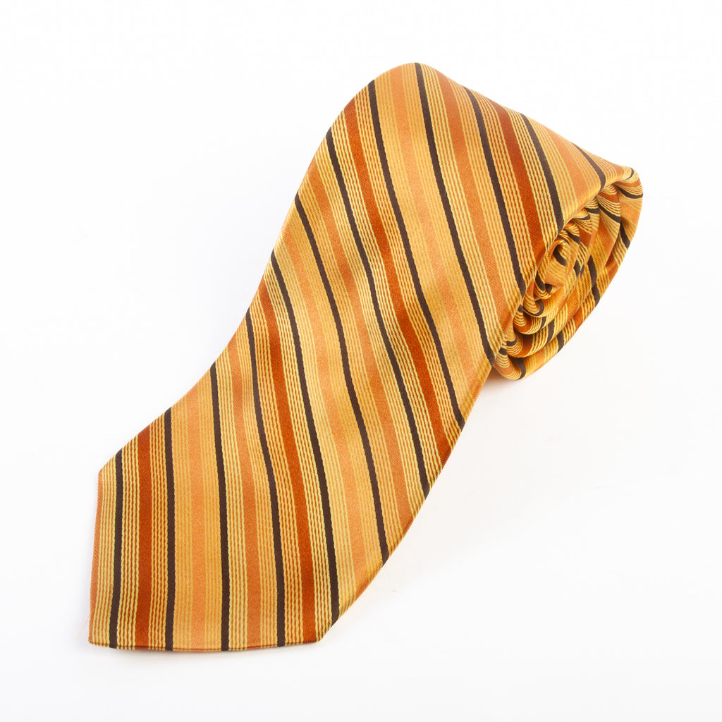 Ted Baker Golden Yellow Striped Tie
