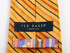 Ted Baker Golden Yellow Striped Tie