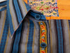 Robert Graham Desert Blue Pattern Stripe Shirt
