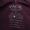 Vince Deep Red Pima Cotton Hoodie