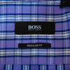 Hugo Boss Purple Check Regular Fit Gerald Shirt