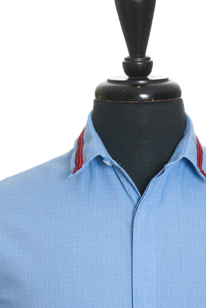 The Kooples Diamond Twill Sky01 Classic Fit Shirt Large