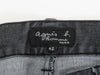Agnes B Washed Grey Stretch Denim Jeans