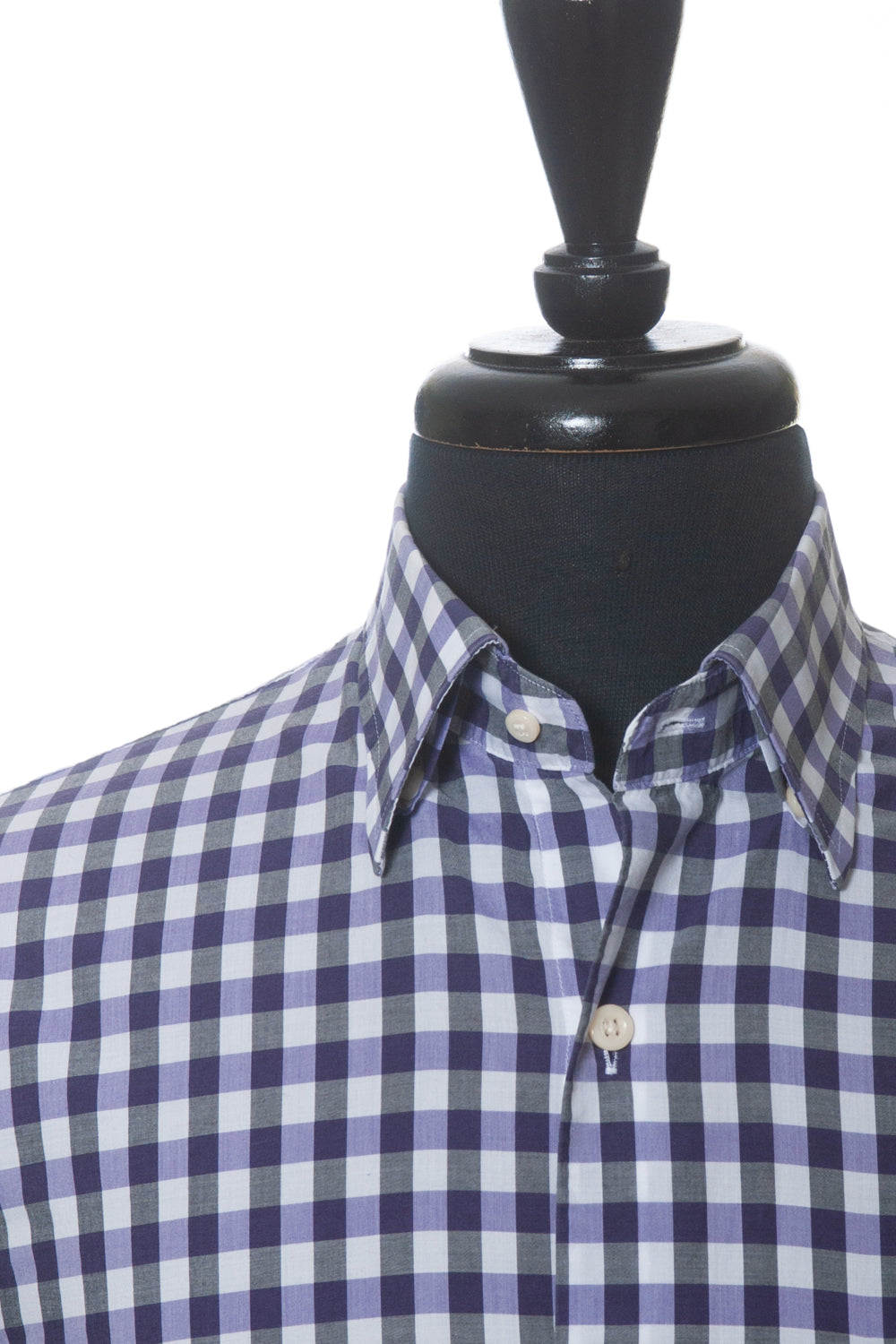 Peter Millar Purple Check Shirt