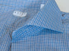 Xacus Tailor Fit Blue Check Shirt