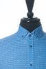 Desoto Blue Surf Print Short Sleeve Shirt