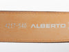 Alberto Brown Embossed Leather Belt