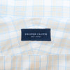 Proper Cloth Brown Check Dress Shirt