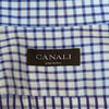Canali Purple Graph Check Dress Shirt