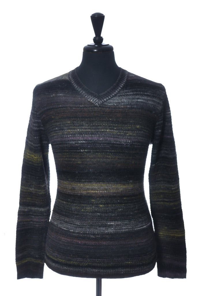 Robert Graham Multi Colored V-Neck Sweater