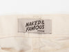 Naked & Famous Bone Heavy Oxford Straight Chinos