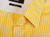 Hugo Boss Bold Yellow Gingham Check Slim Fit Ronny_32 Dress Shirt
