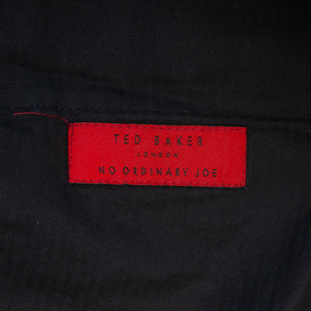 Ted Baker Dark Blue Wool Joe Pants