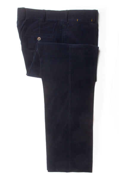 Robert Talbott Carmel Navy Blue Ultrafine Corduroy Pants