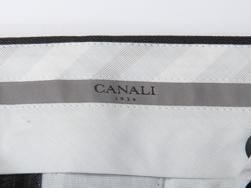 Canali 1934 Grey Stretch Wool Pants