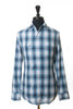 Paige Anniv Blue Plaid Shirt XL