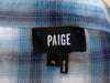 Paige Anniv Blue Plaid Shirt XL