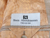 Sam Abouhassan Golden Brown Check Silk Blend Blazer