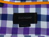 Duchamp London Purple Check Tailored Fit Shirt