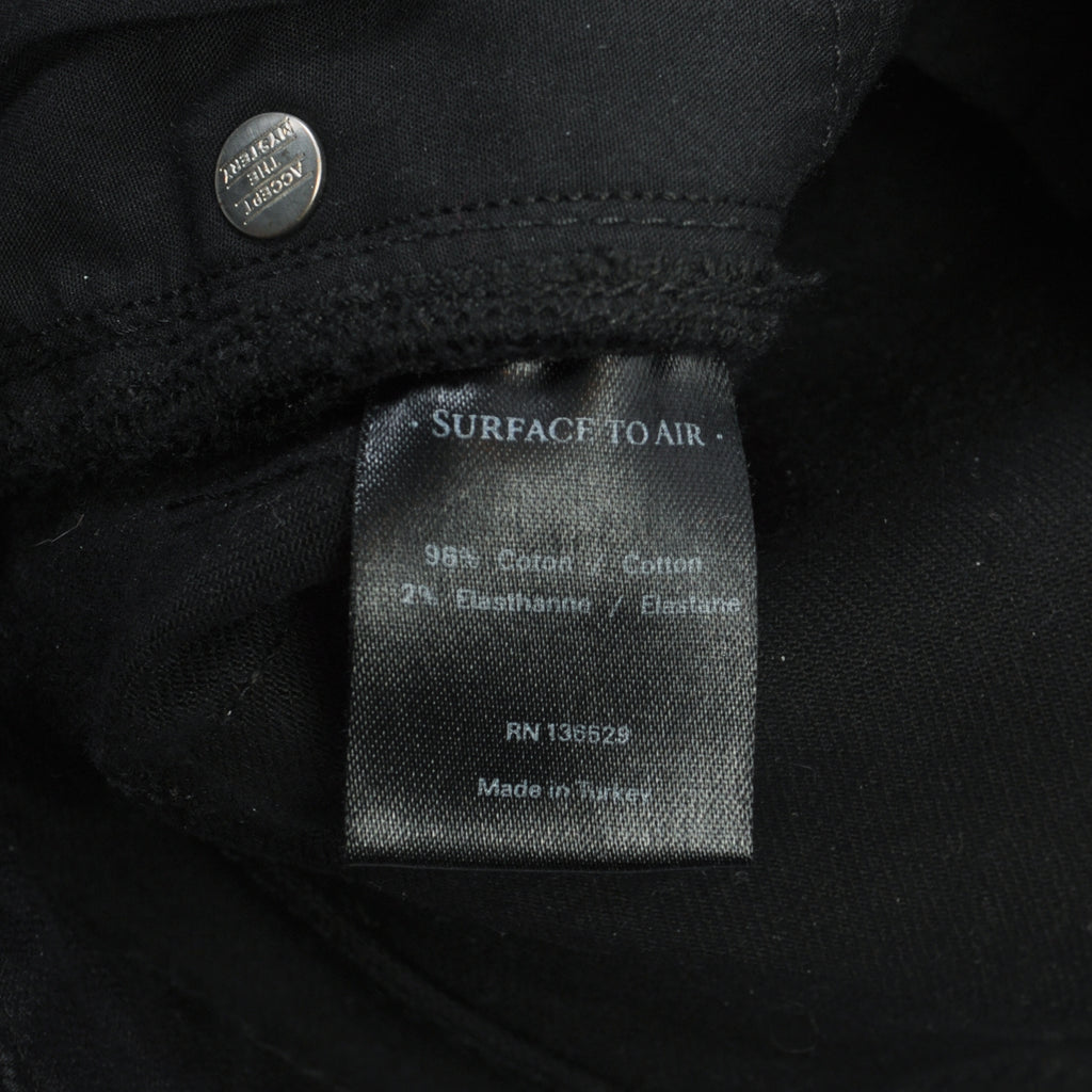 Surface to Air Black Button Fly Jeans