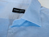 Giorgio Armani Blue Twill Cotton Dress Shirt