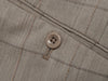 Incotex Sand Brown Check Regular Fit Pattern39 Pants