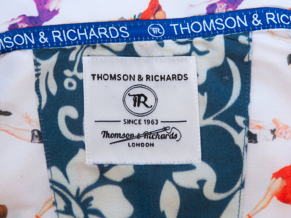 Thomson & Richards Pinup Print Shirt