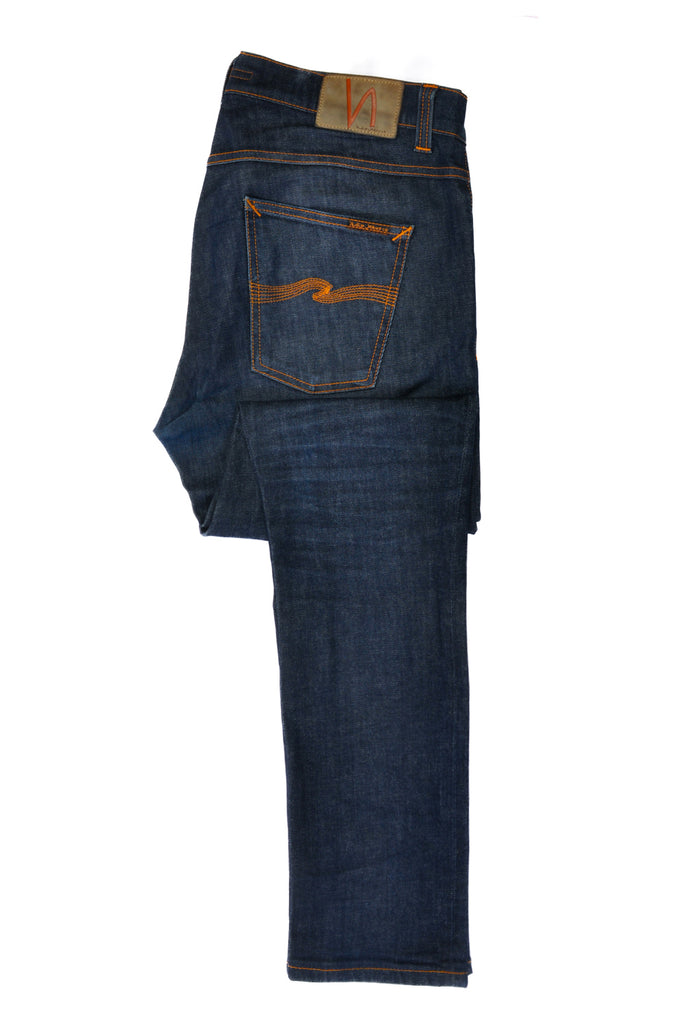 Nudie Blue Lean Dean Dry Jeans Edmonton Luxury Consignment