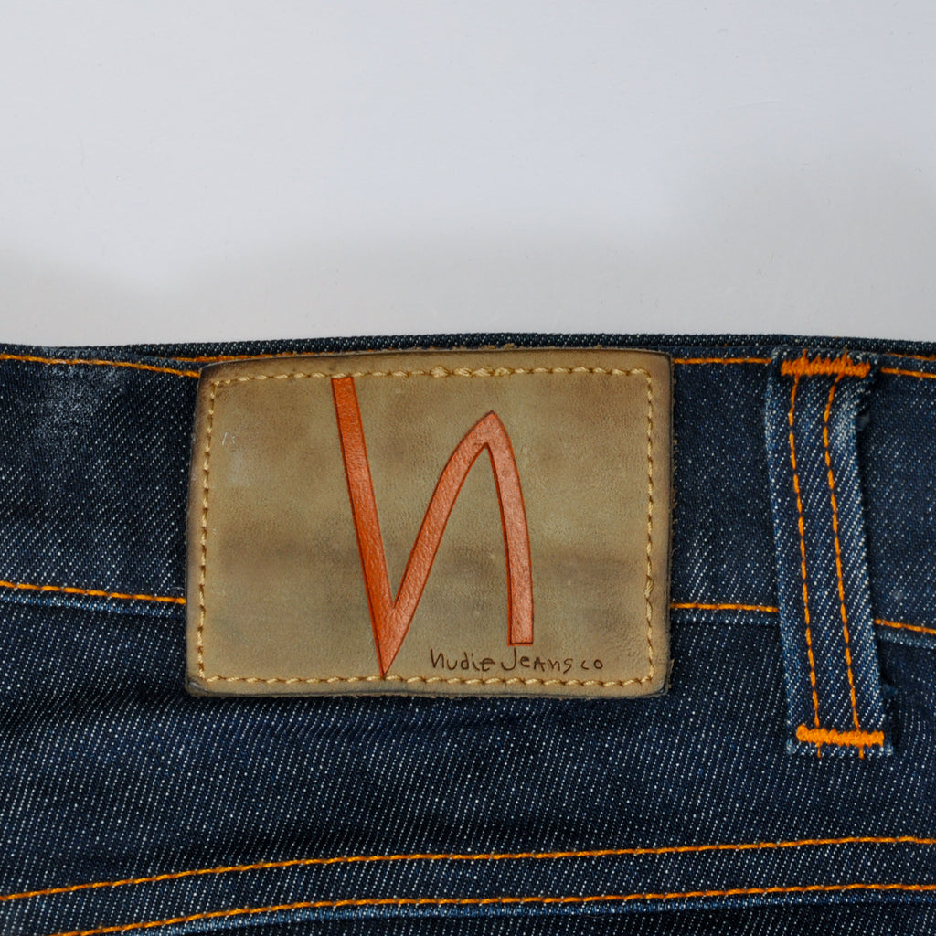 Nudie Blue Lean Dean Dry Jeans Edmonton Luxury Consignment