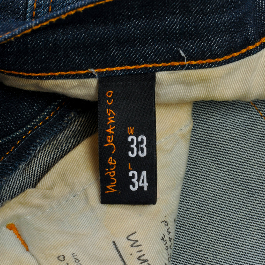 Nudie Blue Lean Dean Dry Jeans Edmonton Luxury Consignment
