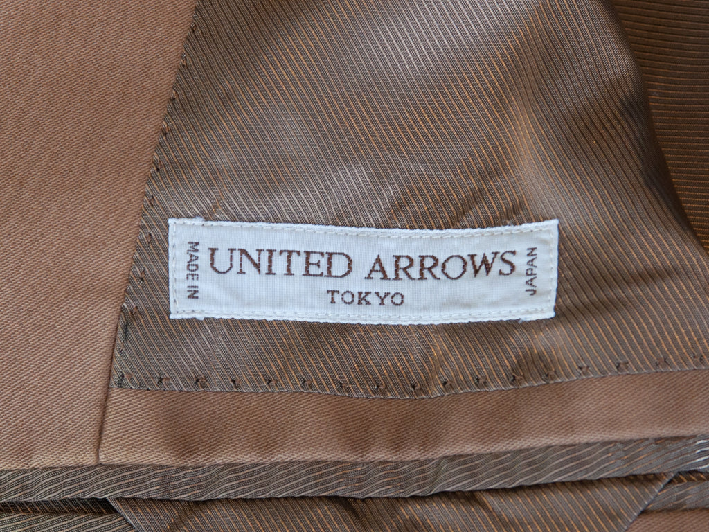 United Arrows Brown Cotton Blazer