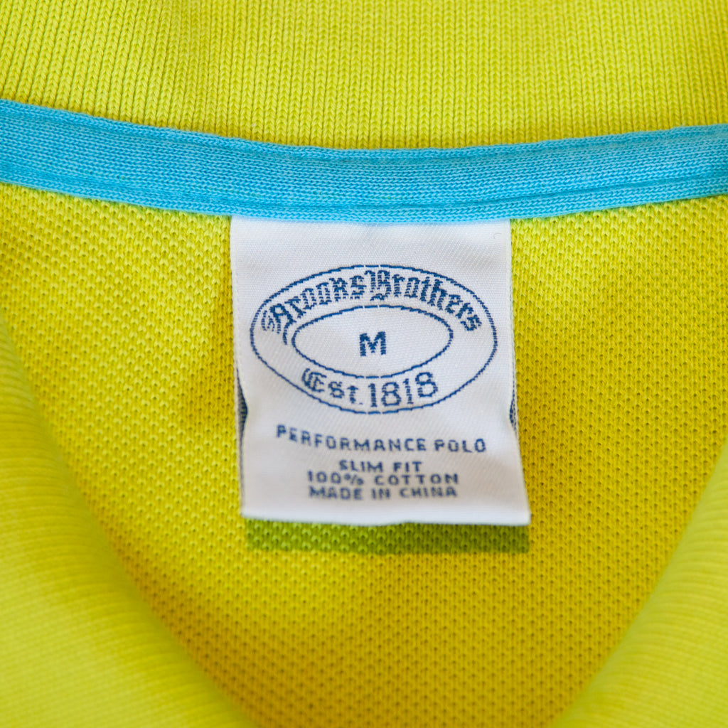 Brooks Brothers Light Green Slim Fit Performance Polo