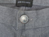 John Elliott Grey Button Fly Jeans