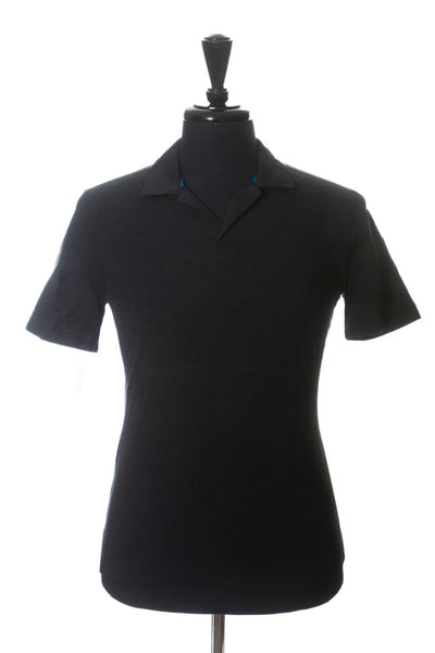 Robert Graham Heathered Black Classic Fit Polo Shirt