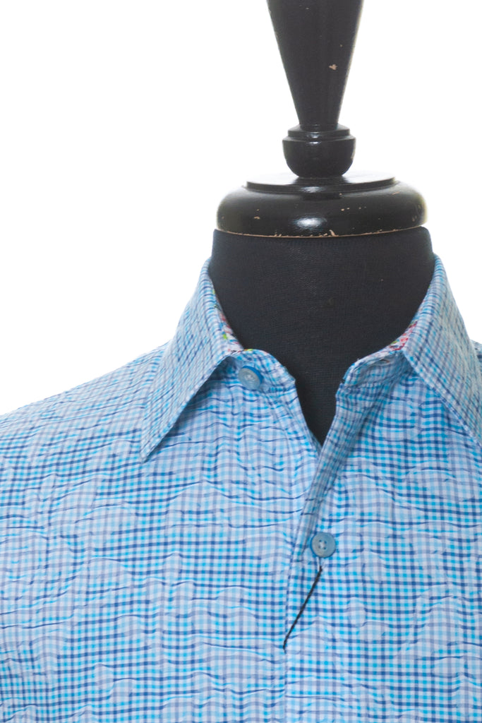 Robert Graham NWT Blue Clardon Classic Fit Shirt