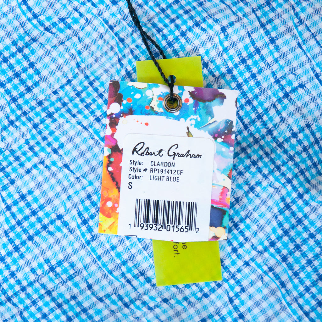 Robert Graham NWT Blue Clardon Classic Fit Shirt