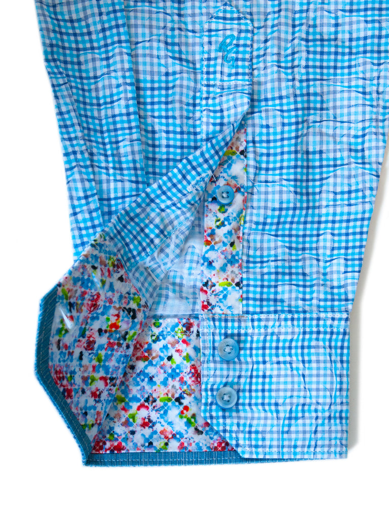 Robert Graham NWT Blue Clardon Classic Fit Shirt